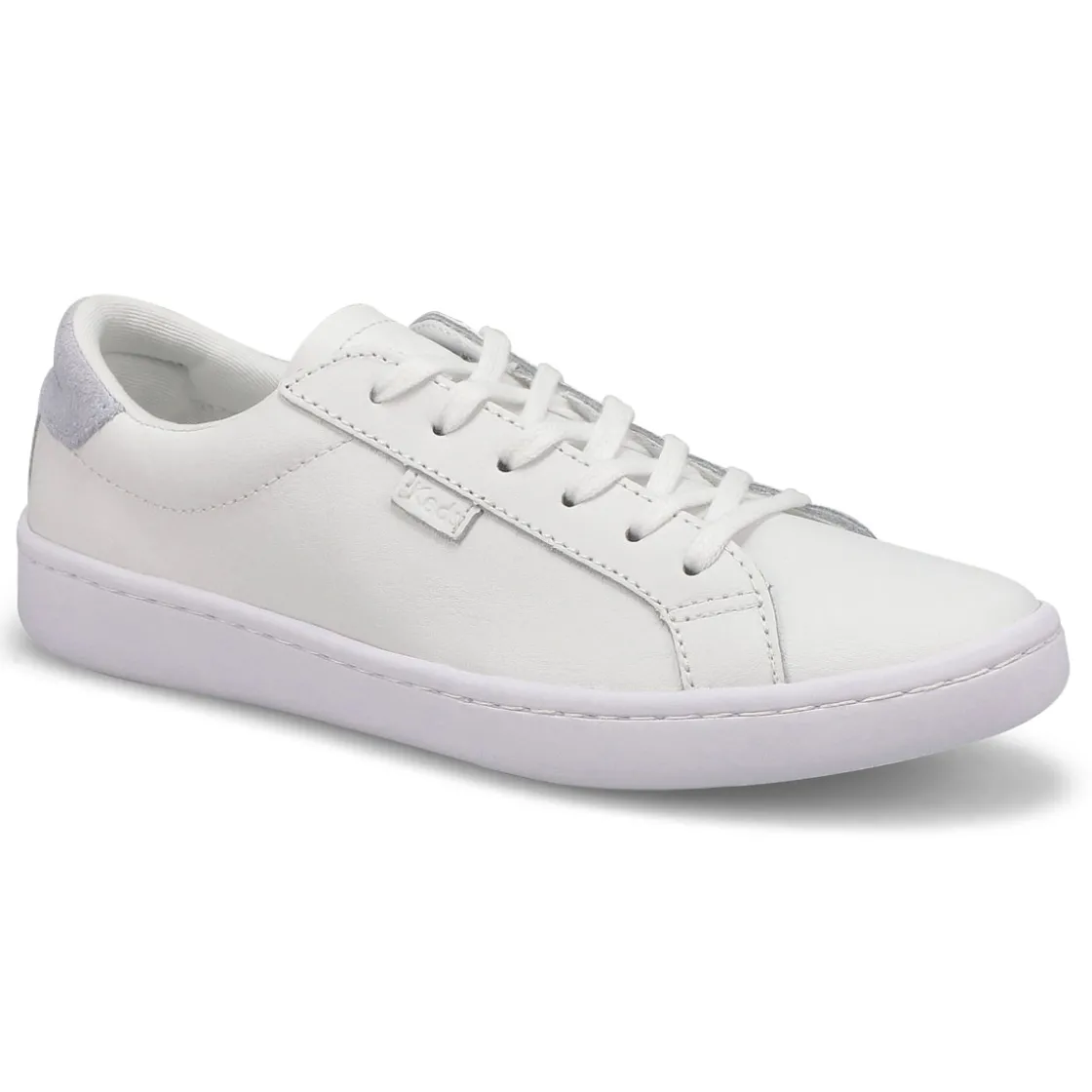 Keds Ace Leather Women White/Light Blue Outlet