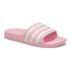 Adidas Adilette Aqua K Girls Pink/White Best
