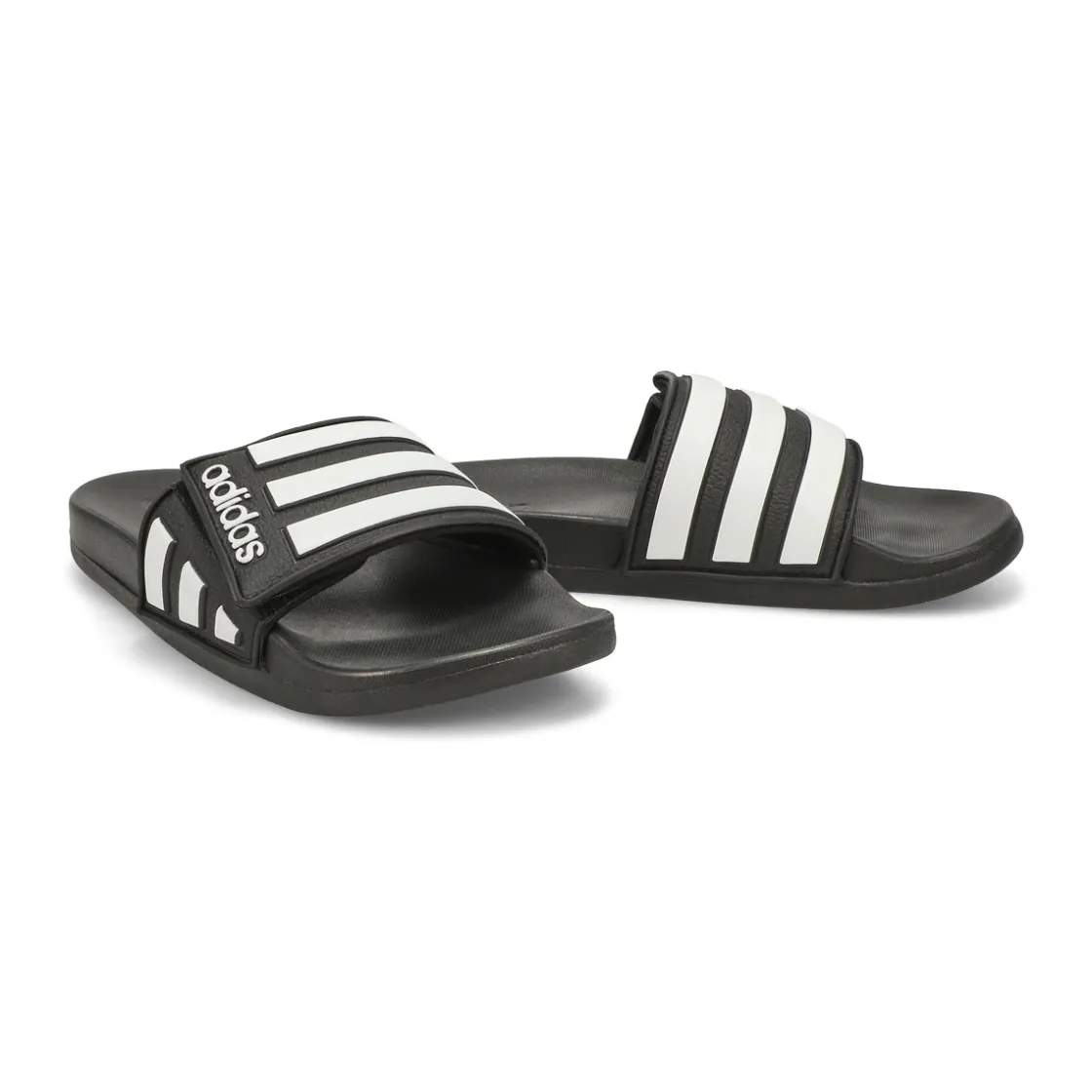 Adidas Adilette Comfort ADJ K Kids Black/White Hot
