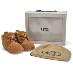 UGG Baby Neumel With Beanie Baby and Toddlers Chestnut