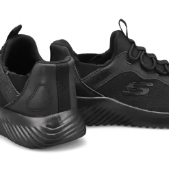 Skechers Bounder - Brisk-Burst Kids Black/Black Discount