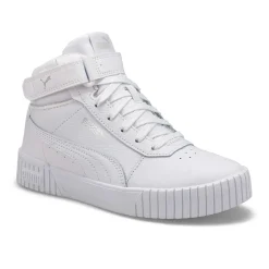 Puma Carina 2.0 Mid Girls White/Silver