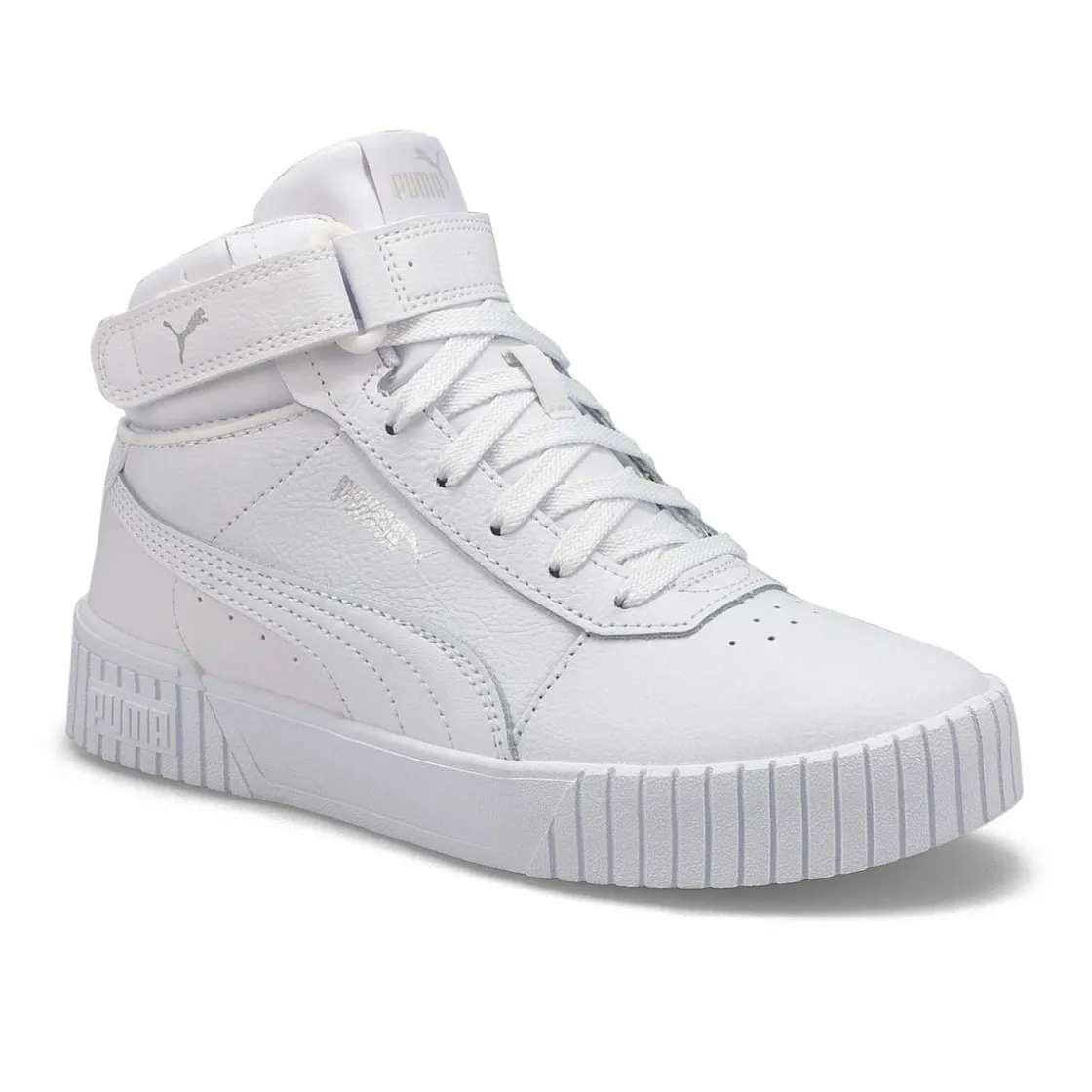 Puma Carina 2.0 Mid Girls White/Silver