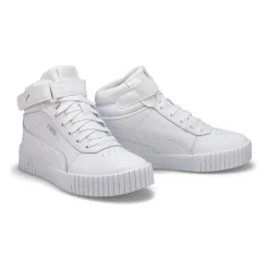 Puma Carina 2.0 Mid Girls White/Silver