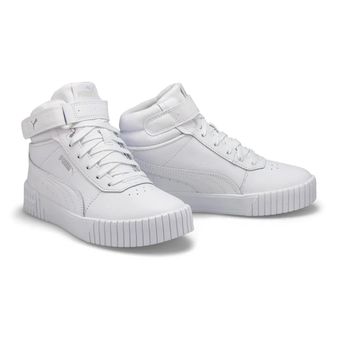 Puma Carina 2.0 Mid Girls White/Silver