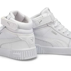 Puma Carina 2.0 Mid Girls White/Silver