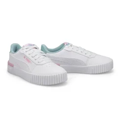 Puma Carina 2.0 Tropical Jr Girls White/Turquoise/Grape New