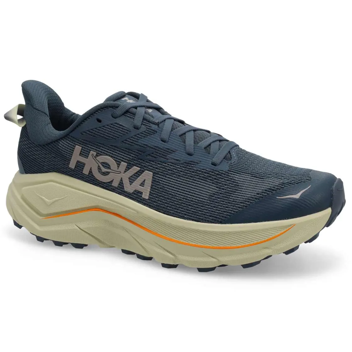 HOKA Challenger 8 Men Faded Navy/Pampass Grass Discount
