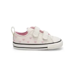 Converse Chuck Taylor All Star Baby and Toddlers Vintage White/New Found Bloom/Black