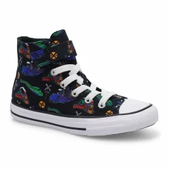 Converse Chuck Taylor All Star Classic 1V Hi Kids Black/Multi Sale