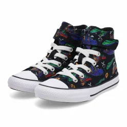 Converse Chuck Taylor All Star Classic 1V Hi Kids Black/Multi Sale