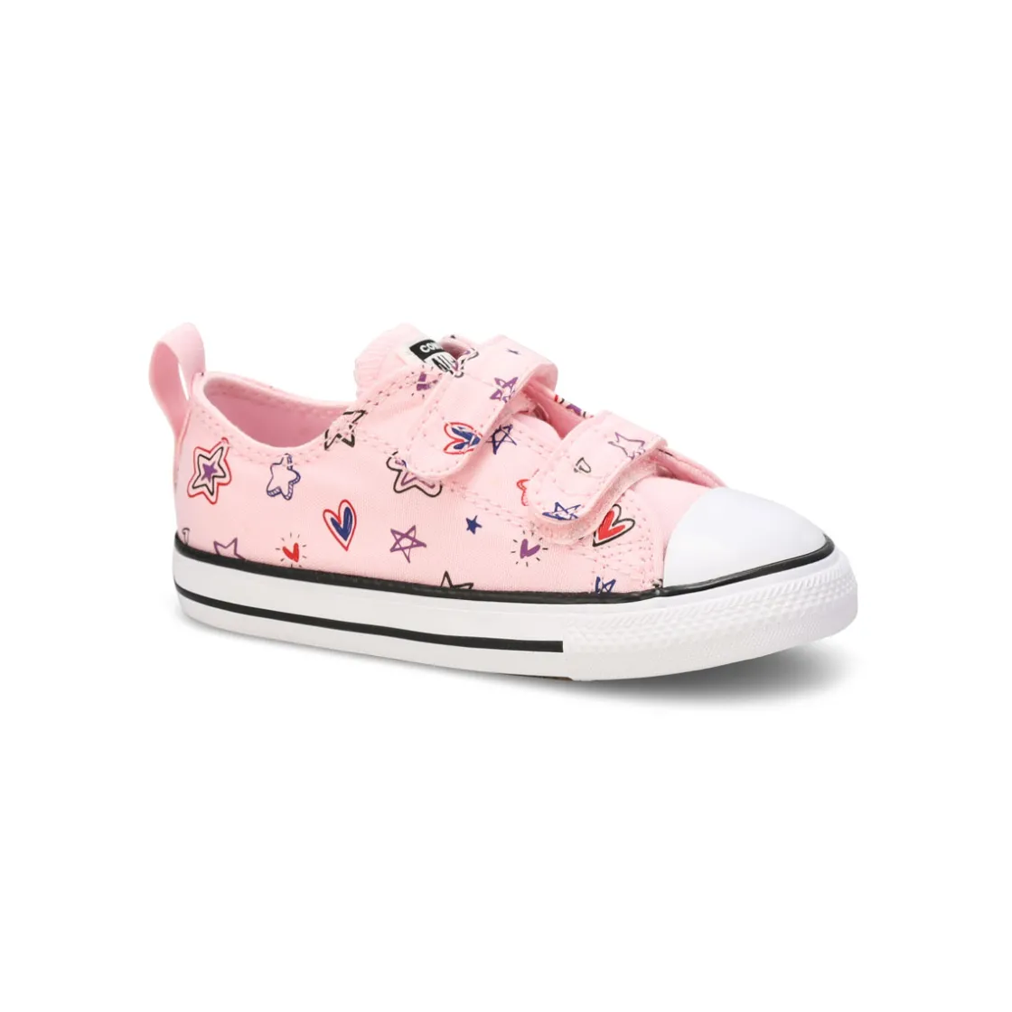 Converse Chuck Taylor All Star Doodles Baby and Toddlers Pink Frosting/Red/My Jam Outlet