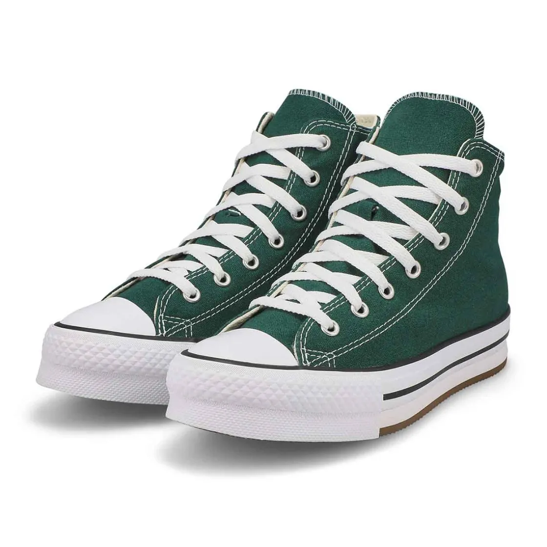 Converse Chuck Taylor All Star Eva Lift Kids Green Envy/White/Natural Ivory Best