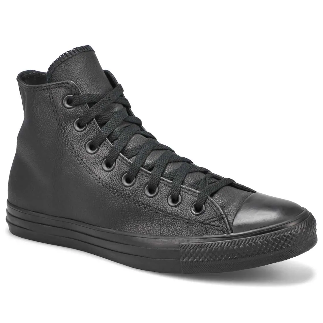 Converse Chuck Taylor All Star Leather Men Black Mono New
