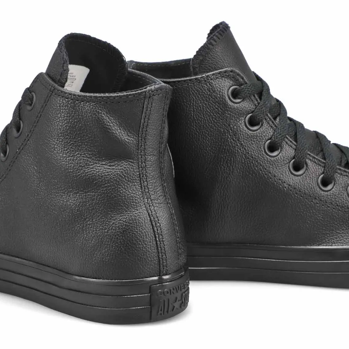 Converse Chuck Taylor All Star Leather Men Black Mono New