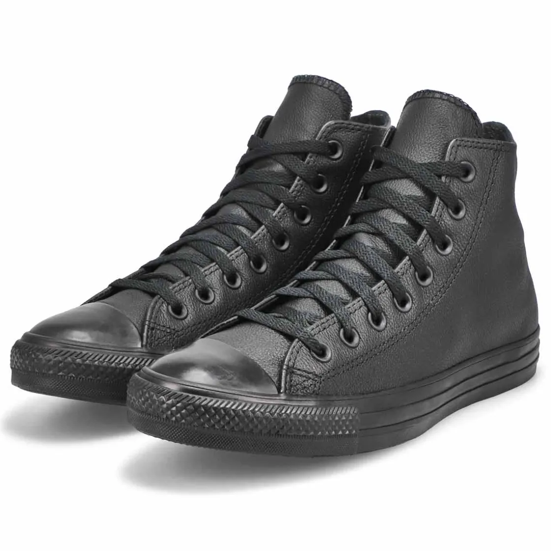 Converse Chuck Taylor All Star Leather Men Black Mono New