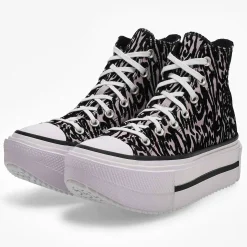 Converse Chuck Taylor All Star Leopard-Double Stack Hi Women Frozen Thistle Sale