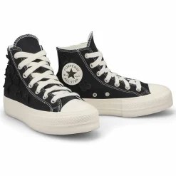 Converse Chuck Taylor All Star Lift Flower Play Women Black/Black Clearance
