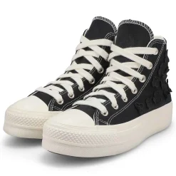Converse Chuck Taylor All Star Lift Flower Play Women Black/Black Clearance