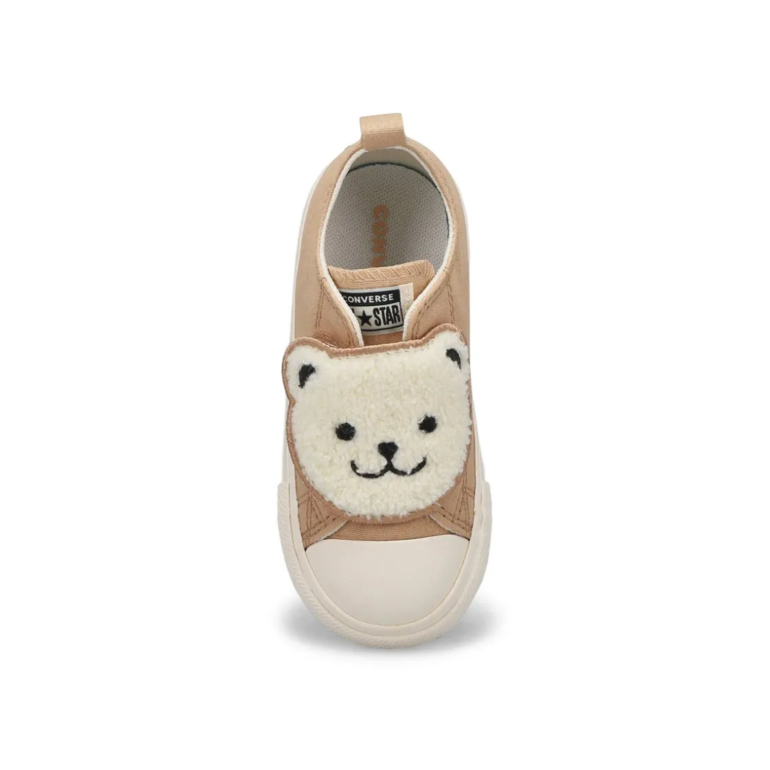 Converse Chuck Taylor All Star Sherpa Bear Easy-On Baby and Toddlers Warm Quarry/Egret/Warm Quarry Clearance