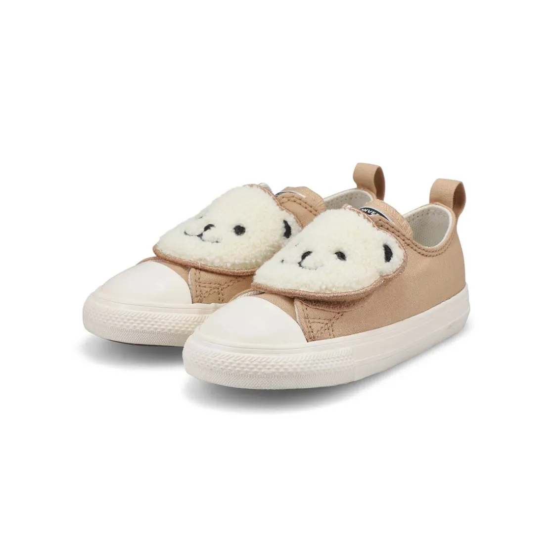 Converse Chuck Taylor All Star Sherpa Bear Easy-On Baby and Toddlers Warm Quarry/Egret/Warm Quarry Clearance