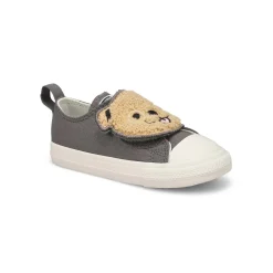 Converse Chuck Taylor All Star Sherpa Bear Easy-On Baby and Toddlers Sharkskin/Warm Quarry/Egret New