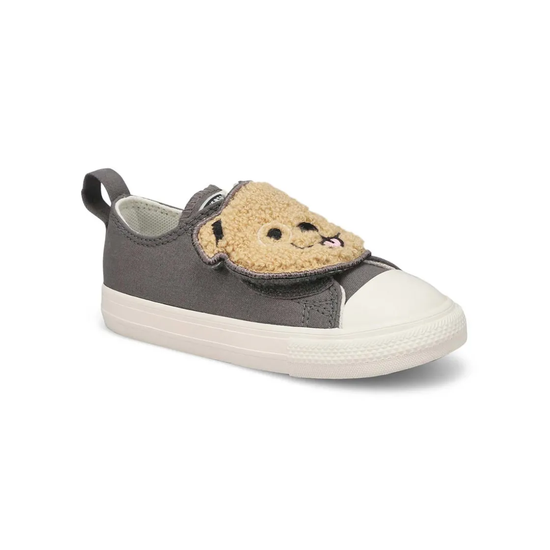 Converse Chuck Taylor All Star Sherpa Bear Easy-On Baby and Toddlers Sharkskin/Warm Quarry/Egret New