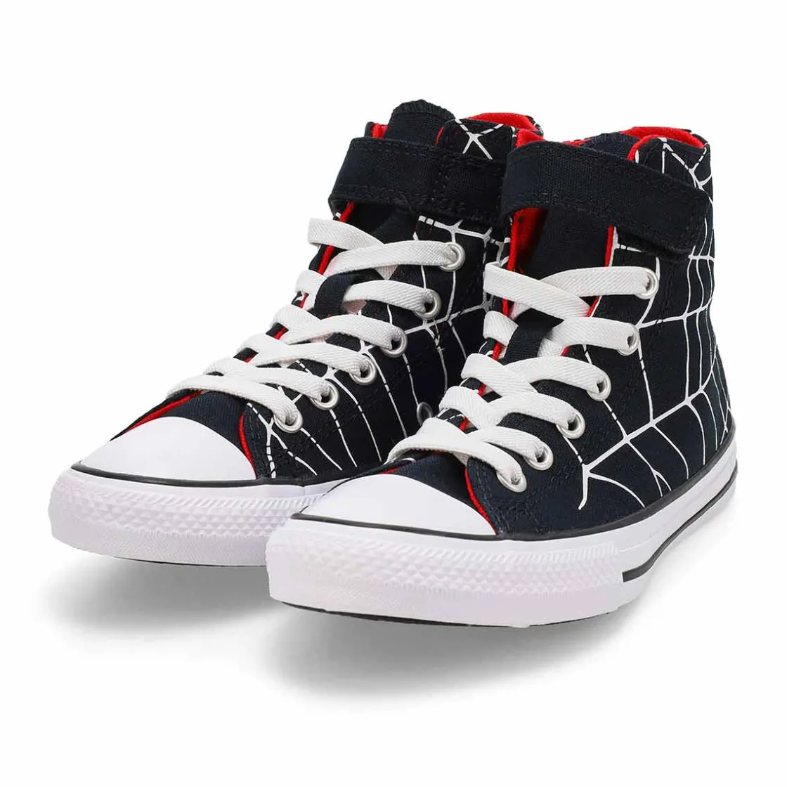 Converse Chuck Taylor All Star Spiderweb Kids Black/White/Red Sale