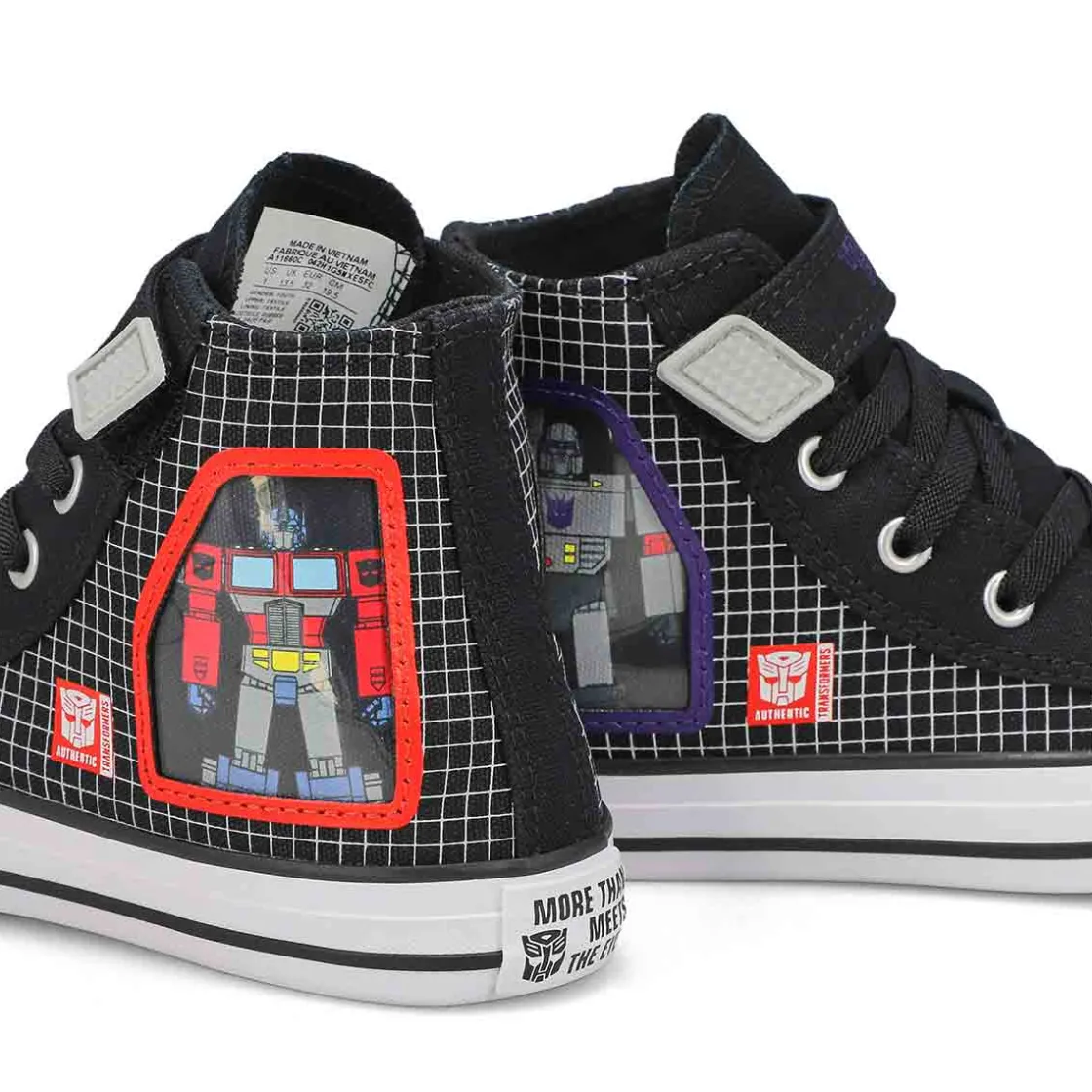Converse Chuck Taylor All Star 1V Transformers Hi Kids Black/White/Red Online