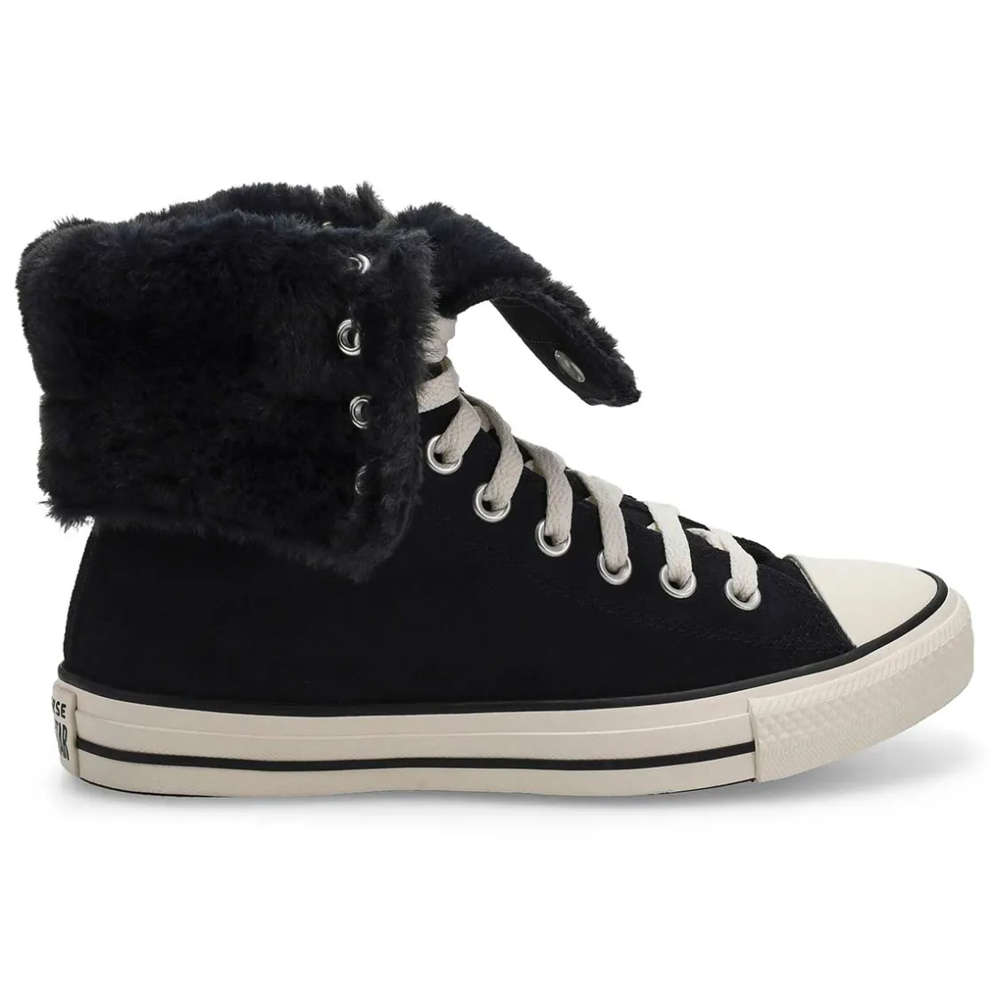 Converse Chuck Taylor All Star XHI Faux Fur Women Black
