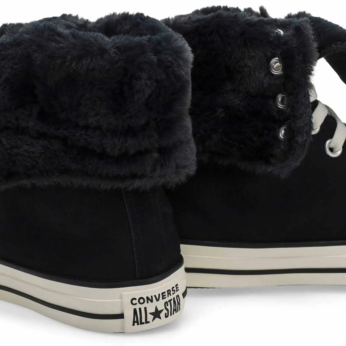 Converse Chuck Taylor All Star XHI Faux Fur Women Black