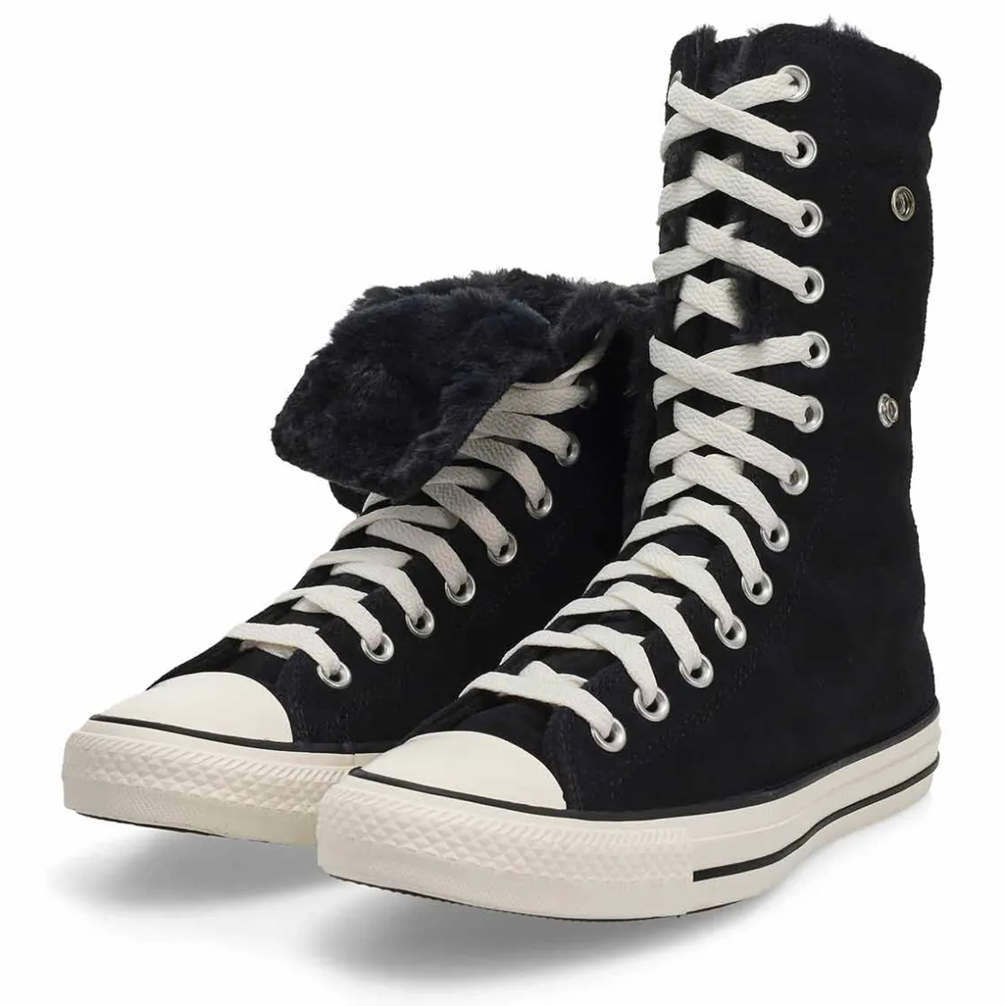 Converse Chuck Taylor All Star XHI Faux Fur Women Black
