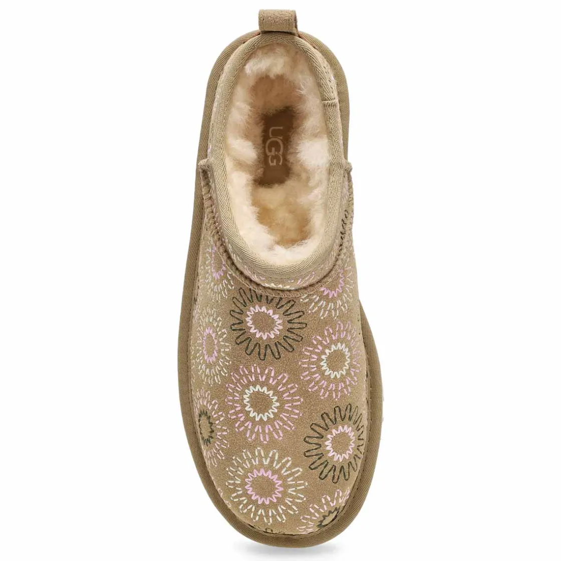 UGG Classic Micro Sun Stitch Women Mustard Seed New