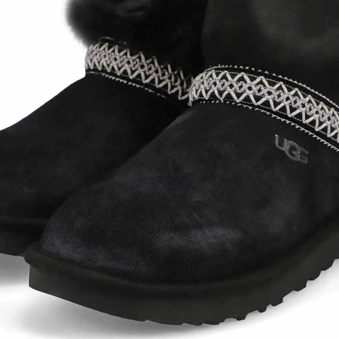 UGG Classic Mini Crescent Women Black Hot