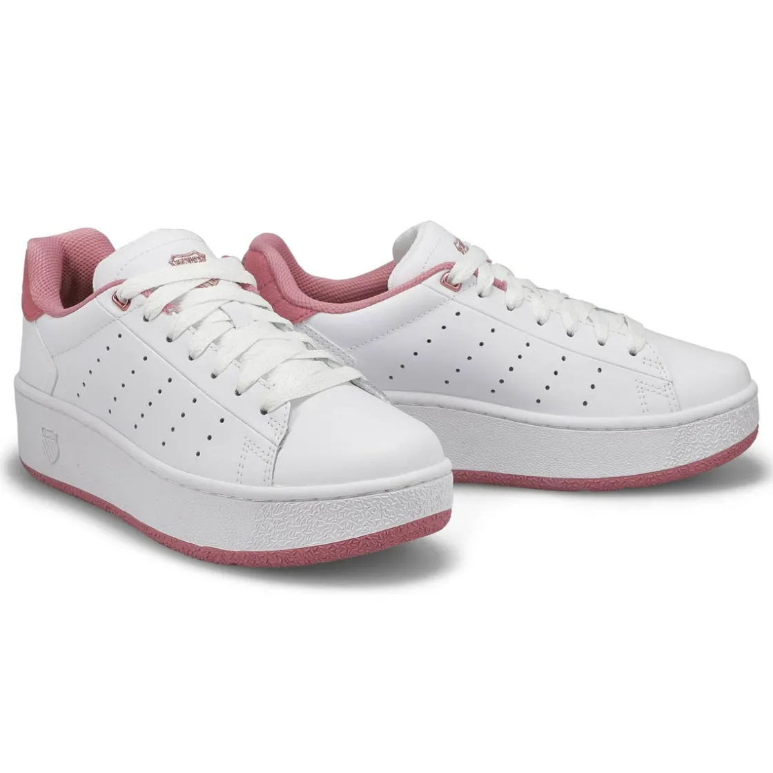 K-SWISS Classic PF Platform Women White/Foxglove Outlet