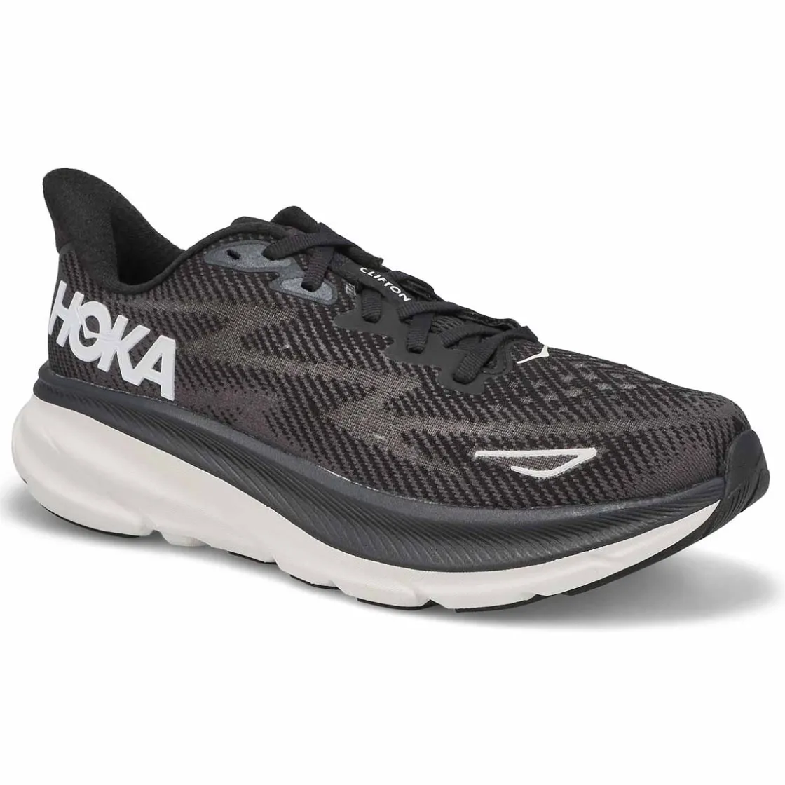 HOKA Clifton 9 Men Black/White Online