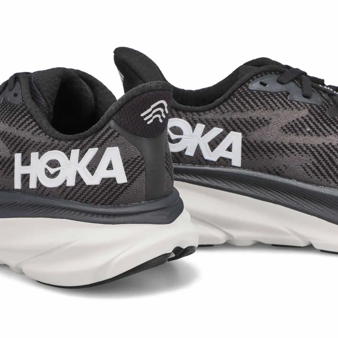 HOKA Clifton 9 Men Black/White Online