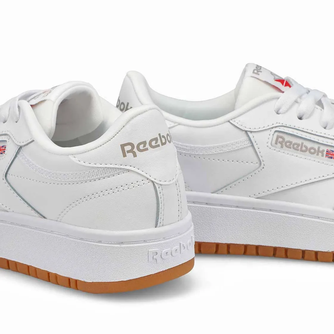 Reebok Club C Double Kids White New