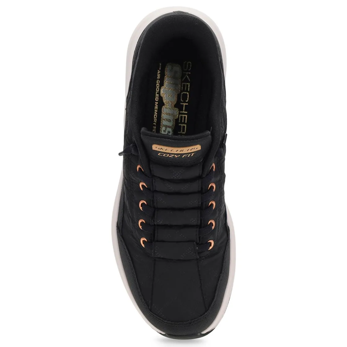 Skechers Contour Foam - Cozy Fit Women Black/Rose Gold Outlet