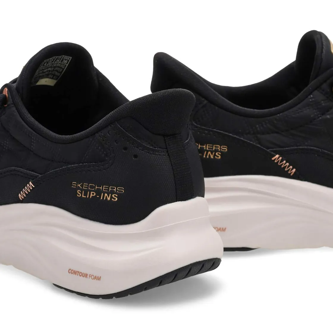 Skechers Contour Foam - Cozy Fit Women Black/Rose Gold Outlet