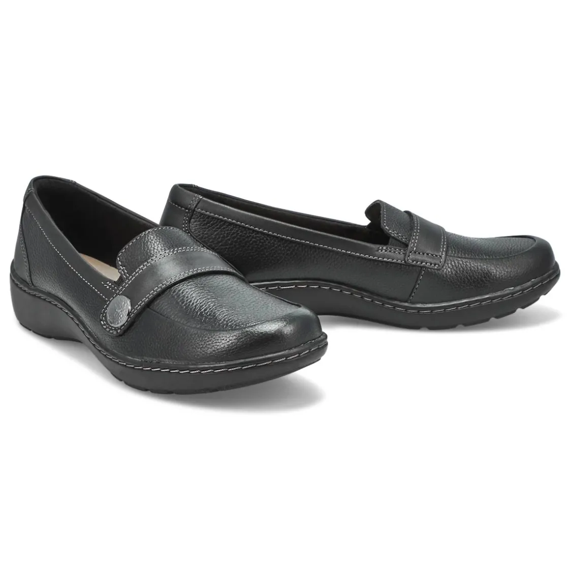 Clarks Cora Daisy Women Black New