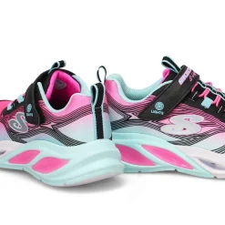 Skechers Cosmic Glow Girls Black/Multi Hot