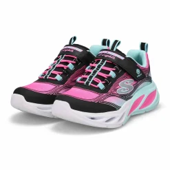 Skechers Cosmic Glow Girls Black/Multi Hot