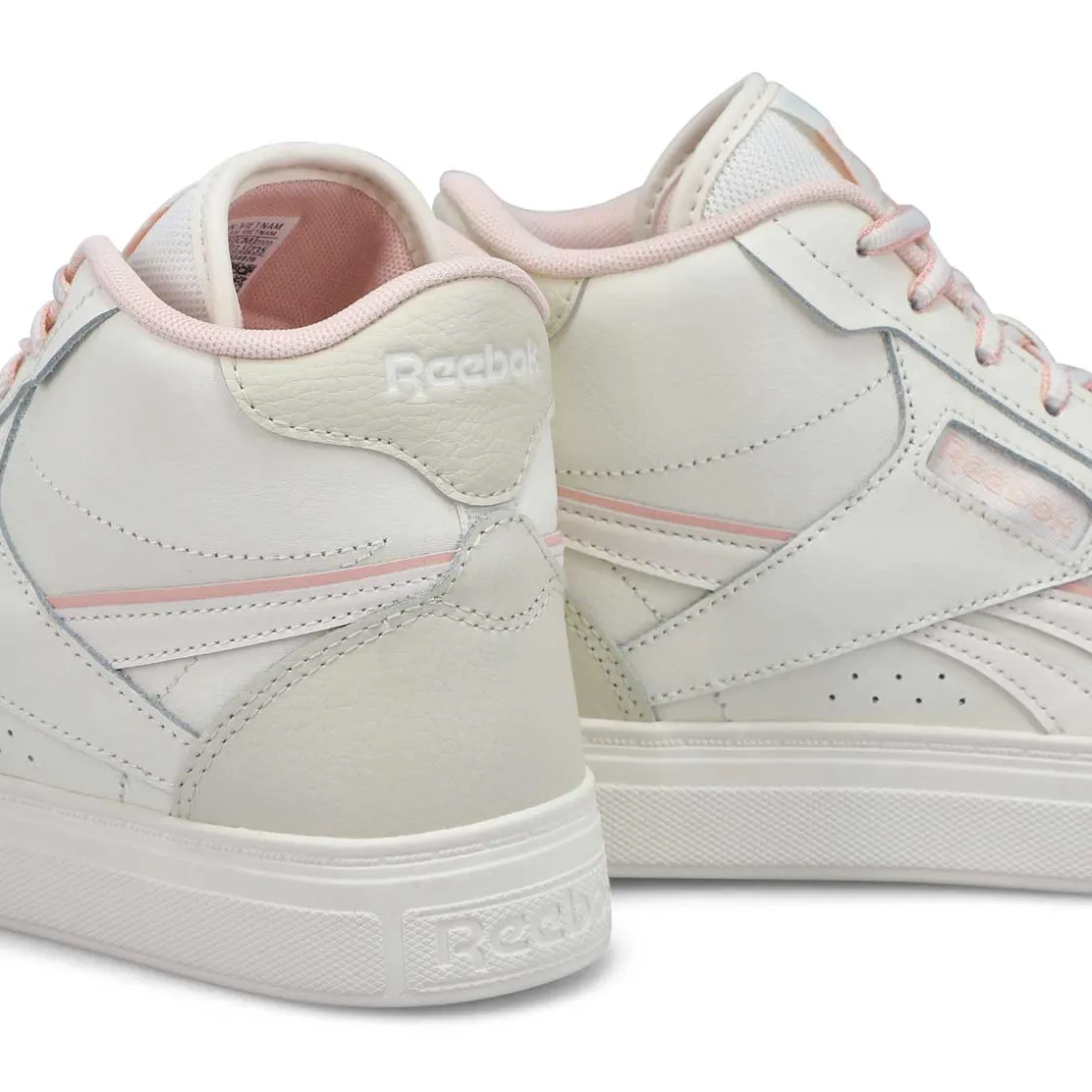 Reebok Court Advance Bold High Women Chalk/Pink Outlet