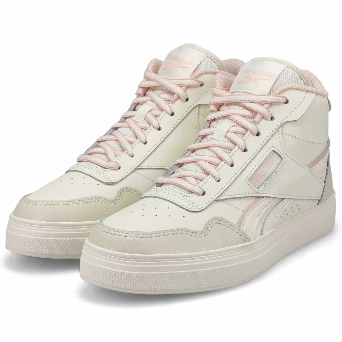 Reebok Court Advance Bold High Women Chalk/Pink Outlet
