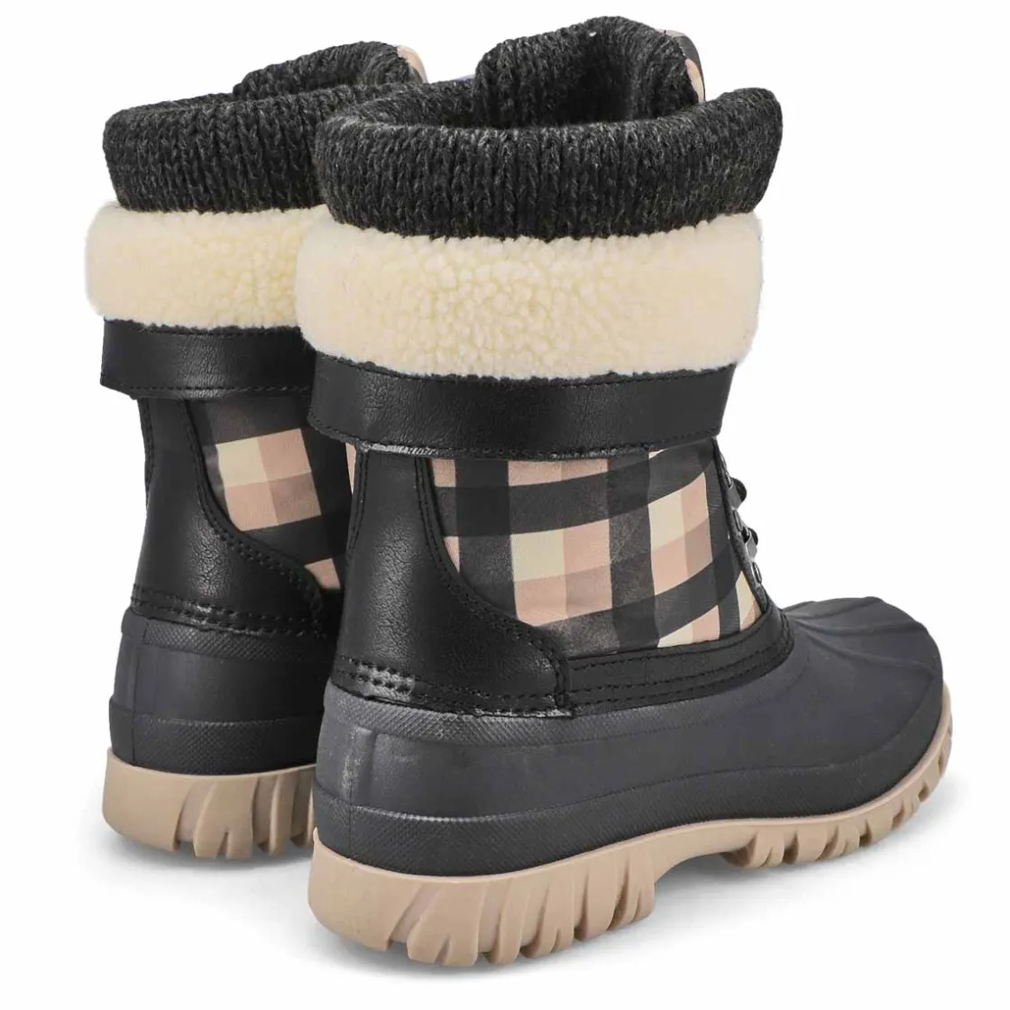 Cougar Creek Women Black/Maple Plaid New