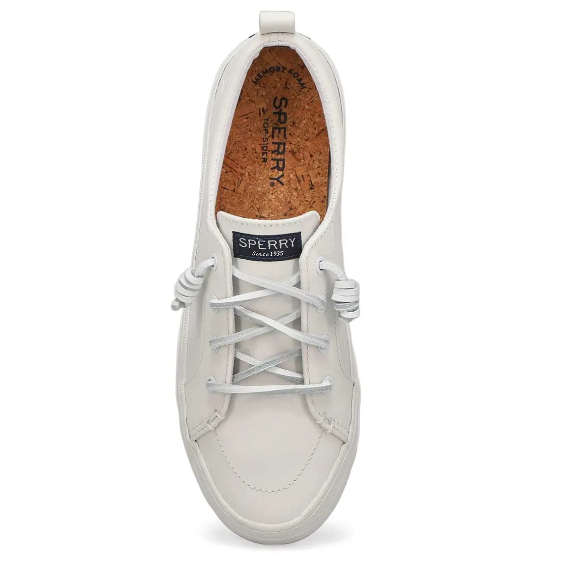Sperry Crest Vibe Leather Women White Outlet