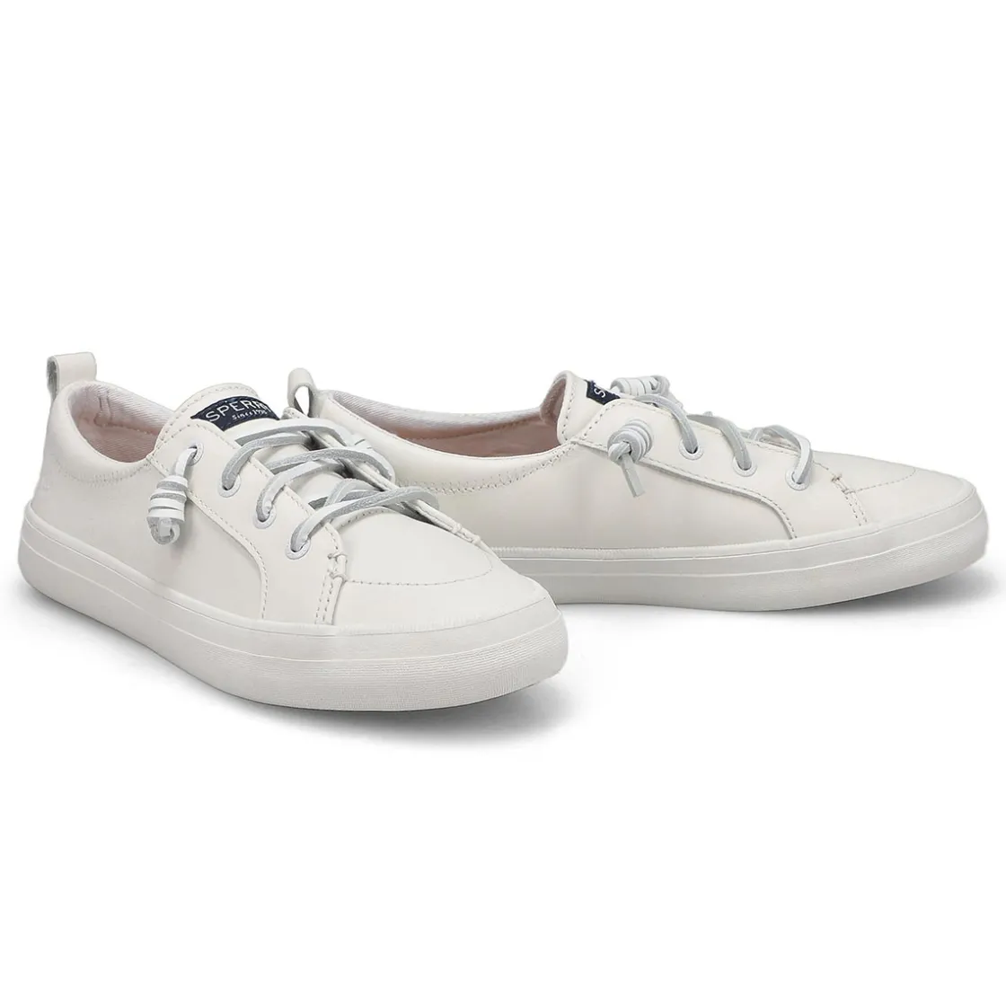 Sperry Crest Vibe Leather Women White Outlet