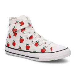 Converse CTAS Checkered Accents Girls Light Dune/Egret/Red Discount
