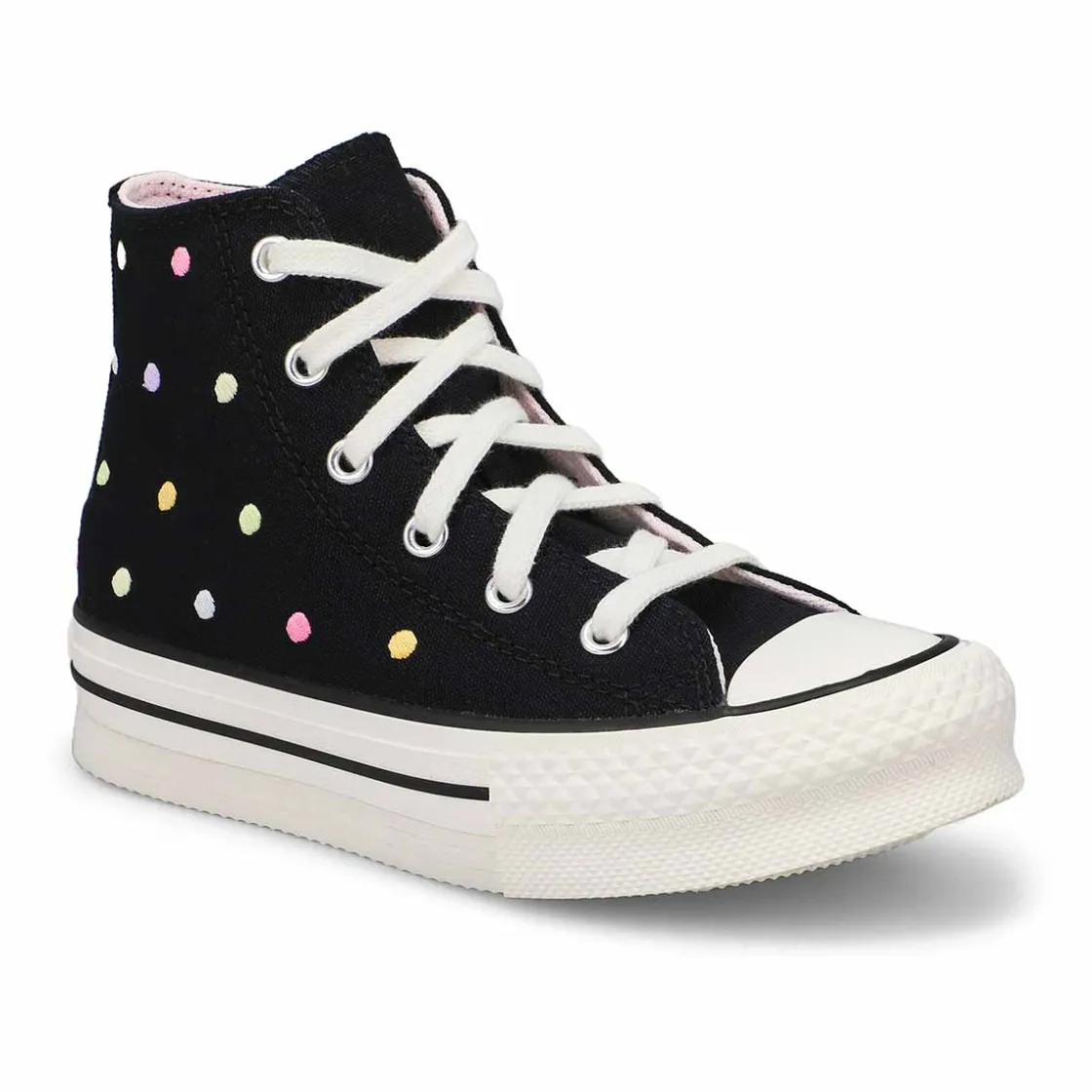 Converse CTAS Eva Lift - Spring Refresh : Floral Girls Black/Vintage White/Egret Hot
